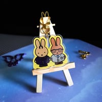 Image 1 of SuperBat x Bunnies Charms - 2.5"