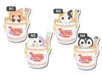 Image 2 of Noodles Friends Sticker