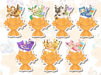 Image 1 of Pokemon Taiyaki Sticker