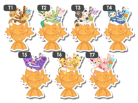 Image 2 of Pokemon Taiyaki Sticker