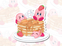 Kirby Pancakes Sticker