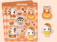 Image 2 of Fall Friends Sticker Sheet #MFS012