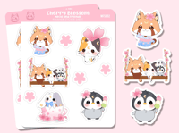 Image 2 of Cherry Blossom Sticker Sheet #MFS002
