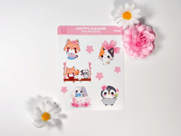 Image 1 of Cherry Blossom Sticker Sheet #MFS002