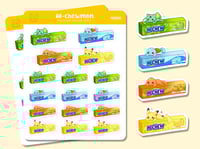 Image 2 of Hi-Chewmon Sticker Sheet #PKM005