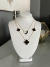 Trio Cleef Black / Yingyang heart