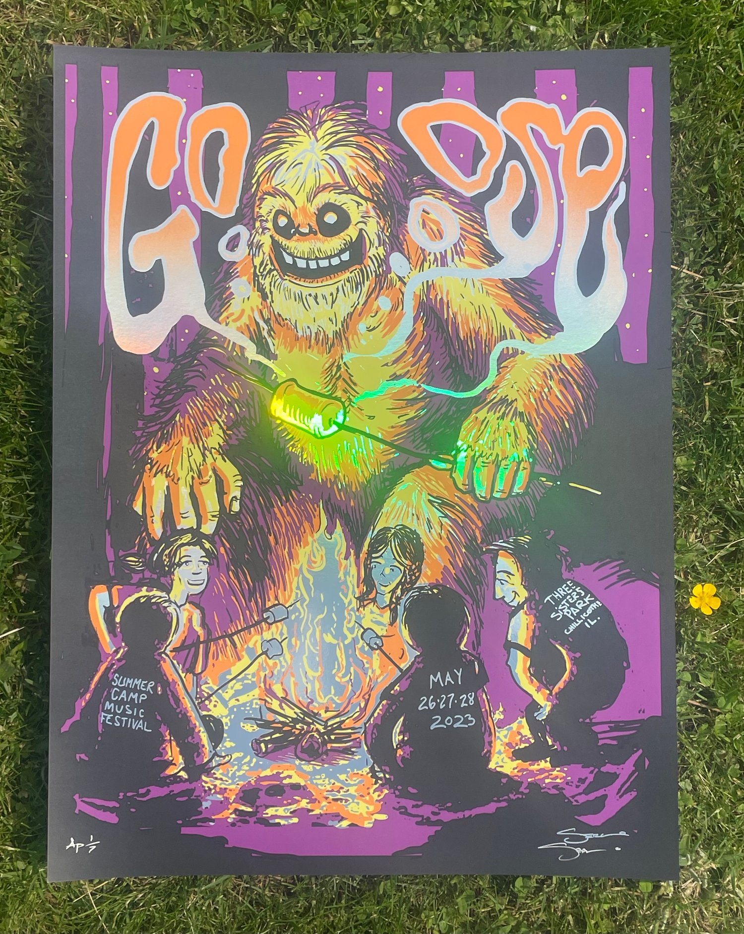 Goose Summercamp Merch Print Artist Prints FOIL.