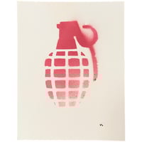 A.P. X She By Luna Frag Stencil Print (Pink)