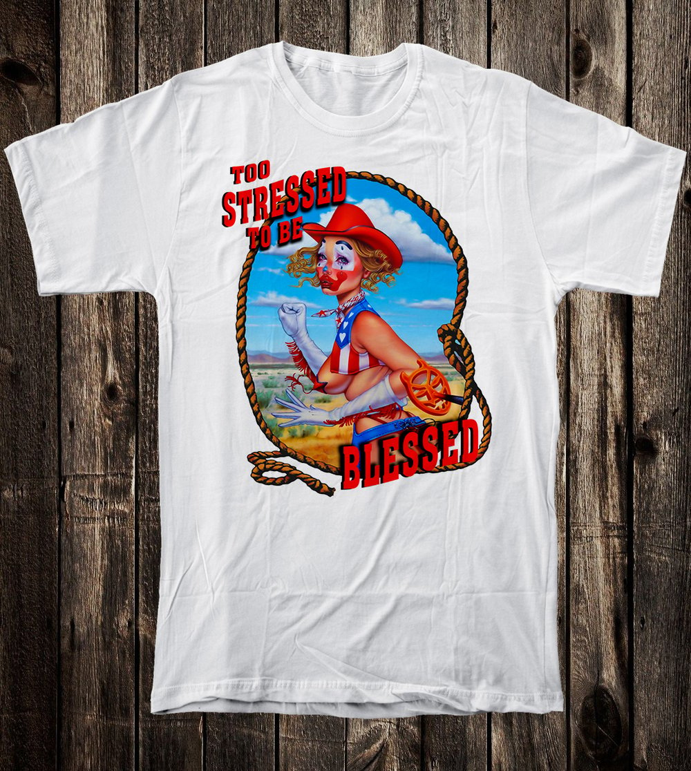 Too Stressed To Be Blessed Tee