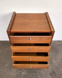 Image 4 of Small Walnut Chest of Drawers by Martin Borenstein for Brown Saltman 