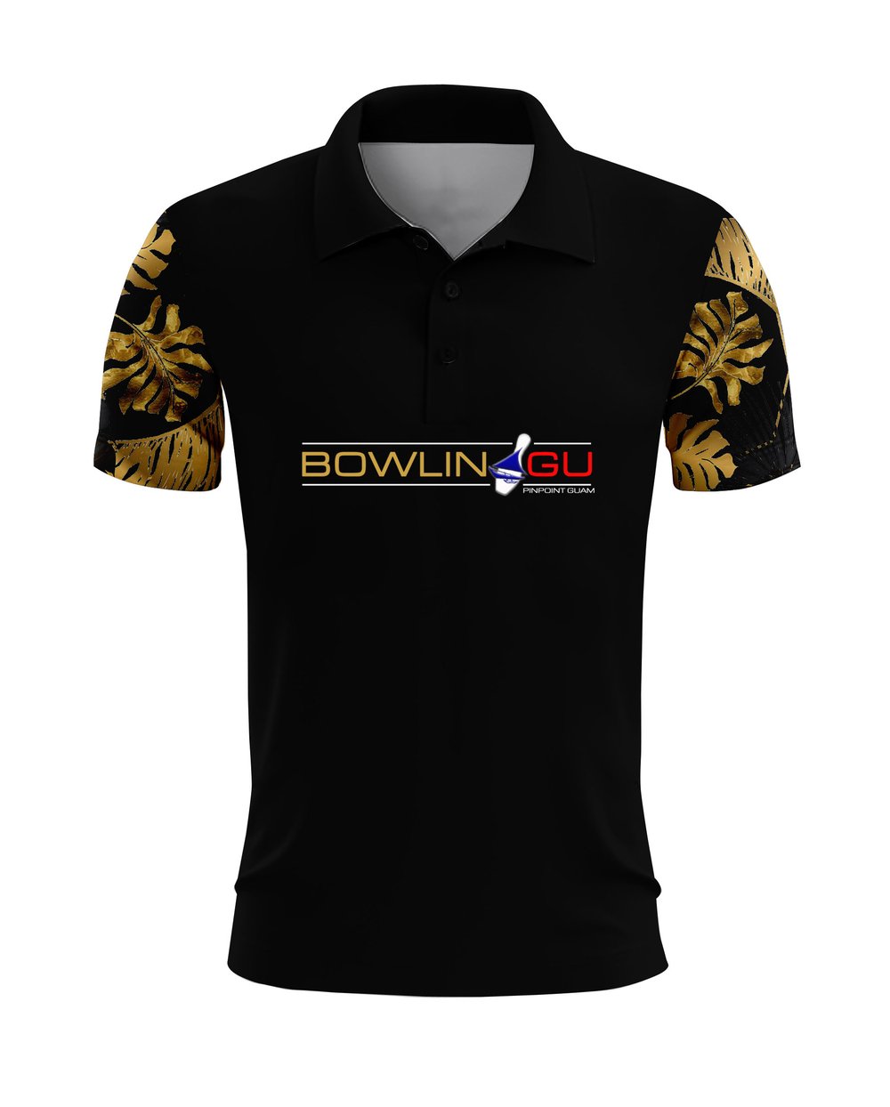 Image of BOWLINGU DriFit Collar Shirt - Black