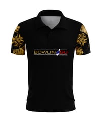 Image 1 of BOWLINGU DriFit Collar Shirt - Black