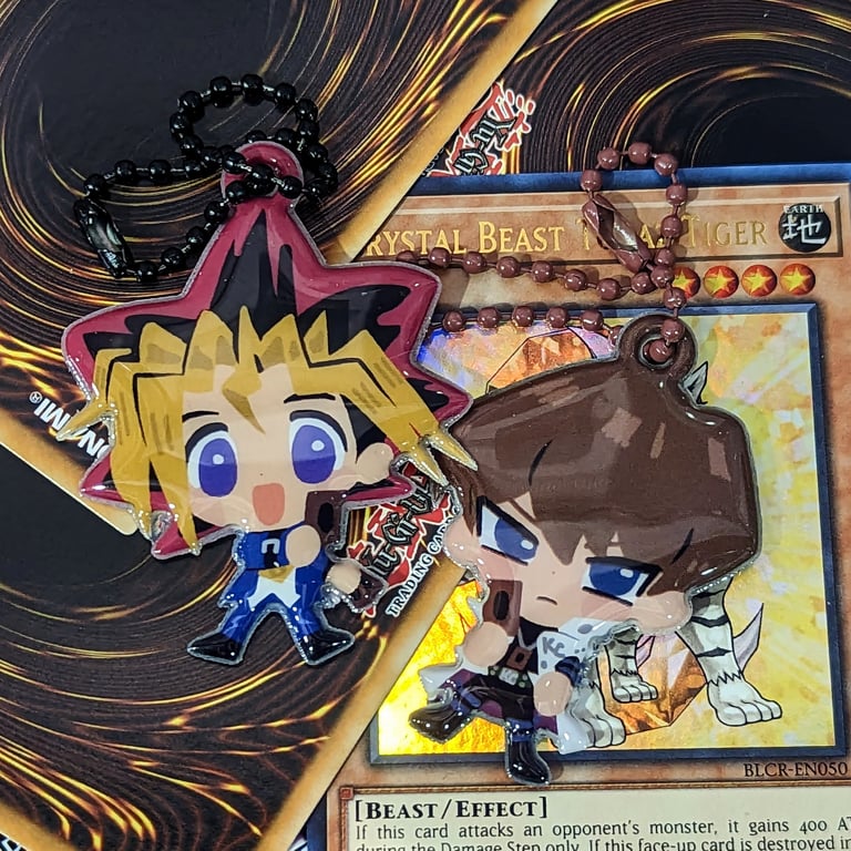 yu-gi-oh poofy charms