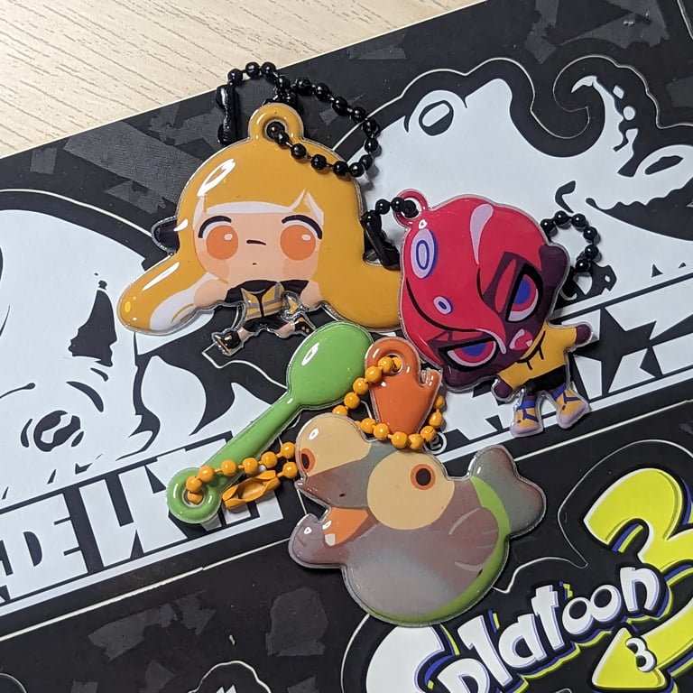 splatoon poofy charms