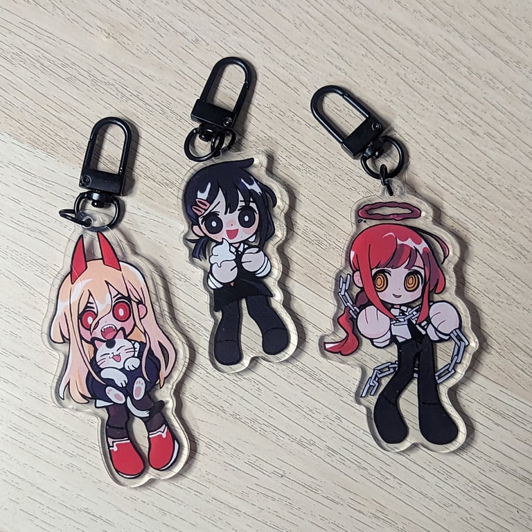 chainsaw man stickers / charms Image 3