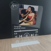 Image 1 of Engraved Spotify Acrylic Frame (Scannable)