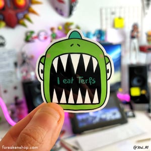 I eat Terf - Sticker 
