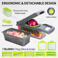  Manual Vegetable Twister Chopper Cutter