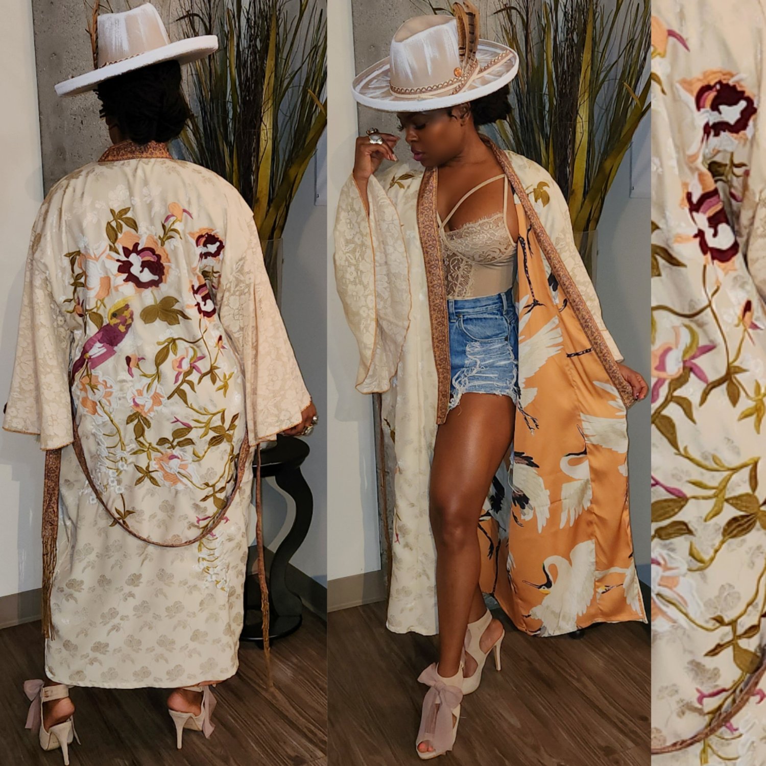 Image of The Aratta Beauty Topper Reversible Kimono: 2 in 1