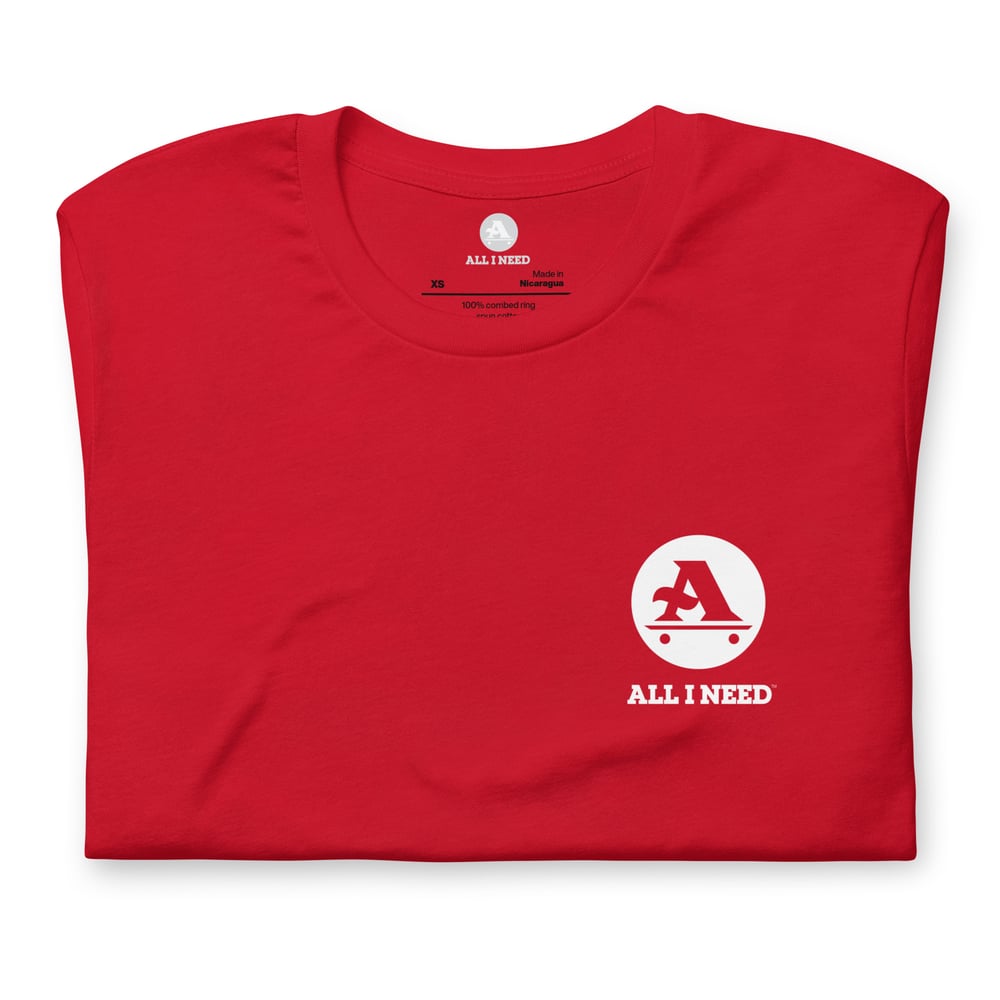A-logo white Unisex t-shirt