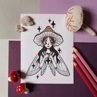 Image 1 of Mushroom Girl vinyl sticker