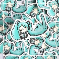 Image 1 of Rude M*ku Vinyl Sticker