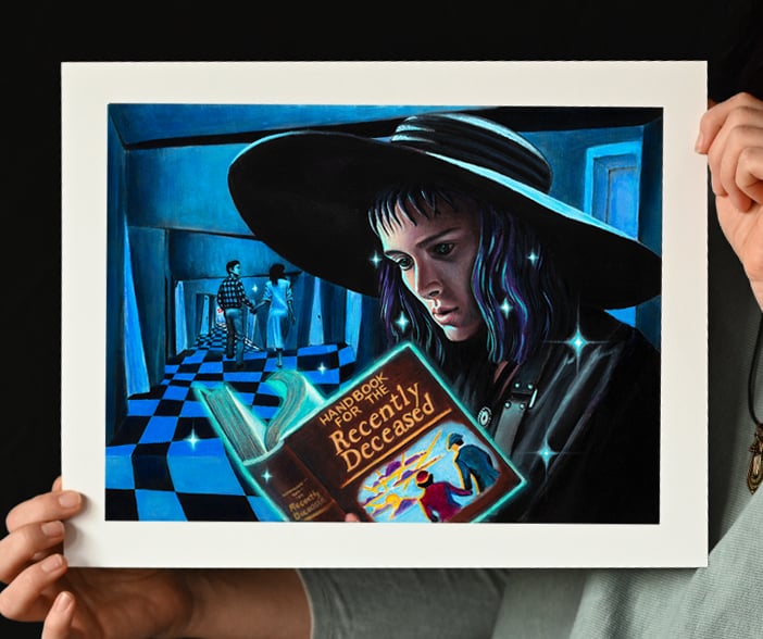 Image of "Beetlejuice" print