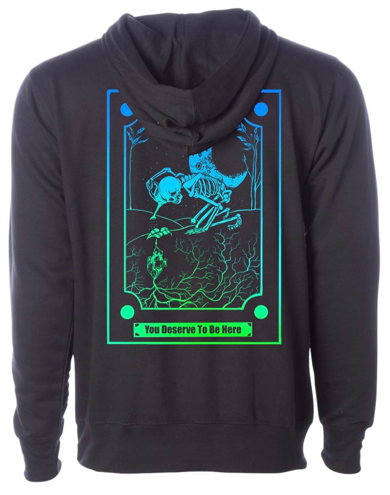Image of INTROSPECTIVE BLACK HOODIE
