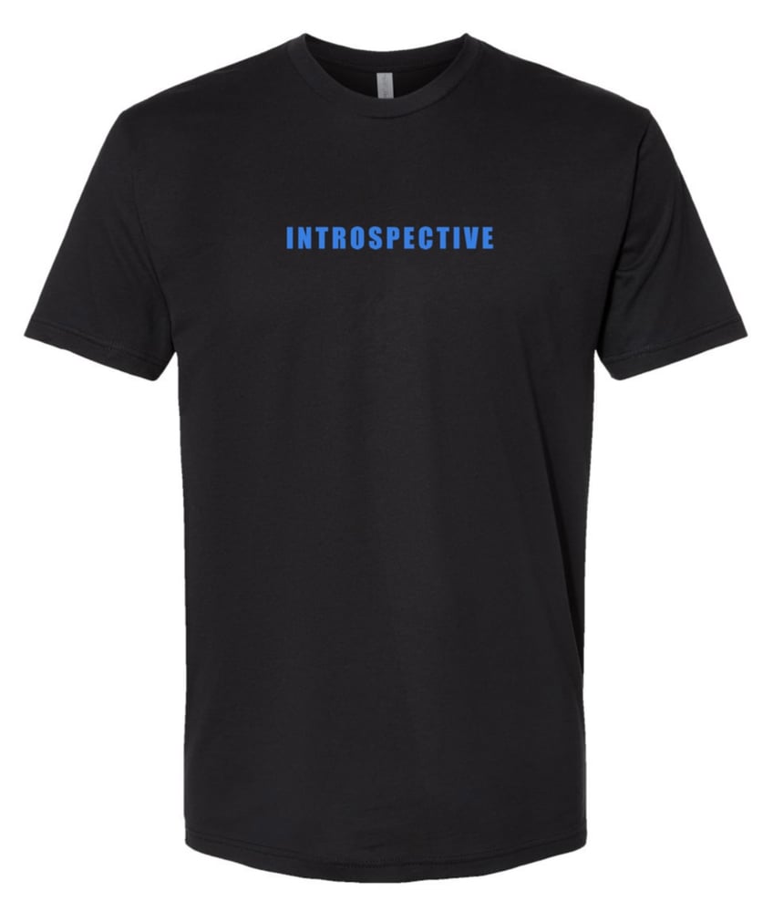 Image of INTROSPECTIVE BLACK TEE
