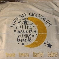 Love My Grand kids to the Moon and Back Tshirt/Hoodies