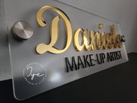 Image 2 of 3D floating POP-OUT name Plaque