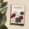 Happy Birthday Tulip Greetings Card