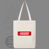 Image 1 of Tote Bag Canvas - #DISSIDENT (UR071)