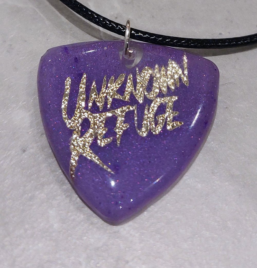 Guitar pic necklace