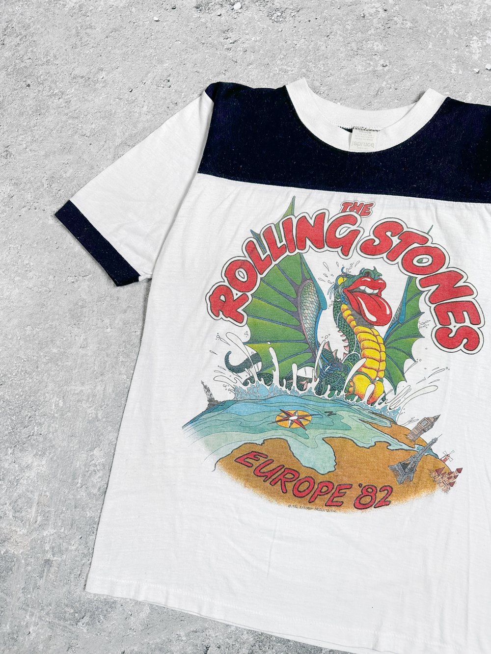Rolling stones 1982 sales tour t shirt