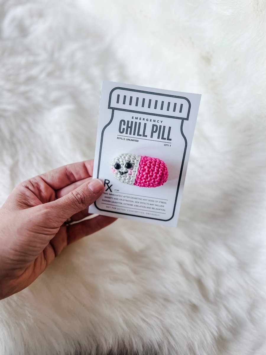 Chill Pill | Just Be Happy Crochet & Studio