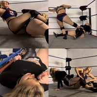 Sierra Vs Chardonnay (kicks to stomach, body scissors,& guillotine chokes)  