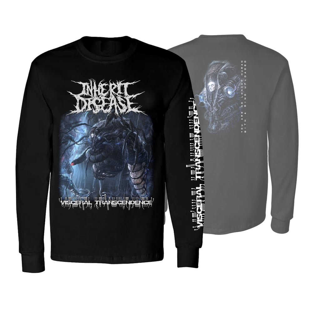 Image of INHERIT DISEASE 'VISCERAL TRANSCENDENCE" LONG SLEEVE