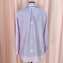 Ready to ship Silk Cotton Lilac Phuncle Bow Blouse