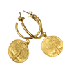 Ltd Ed - Gold Sahara Hoop Earrings 
