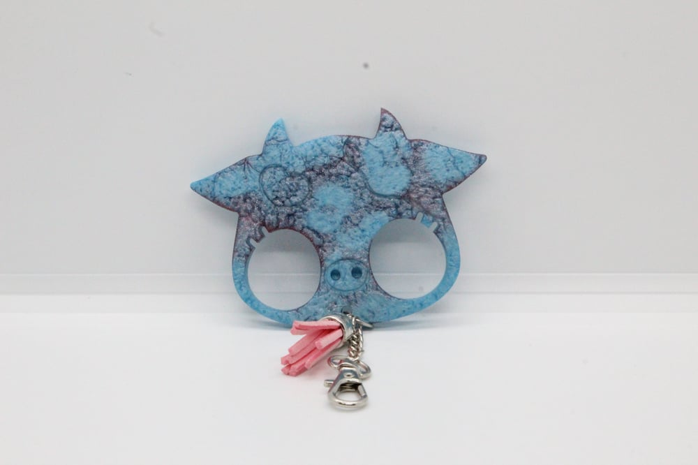 Image of Blue & Pink Cotton Candy Pig