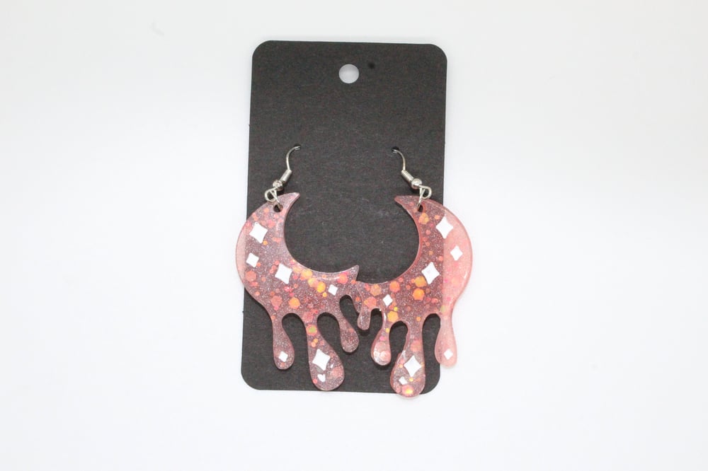 Image of Melting Moon Earrings