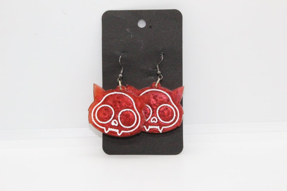 Image of Bat Head Earrings