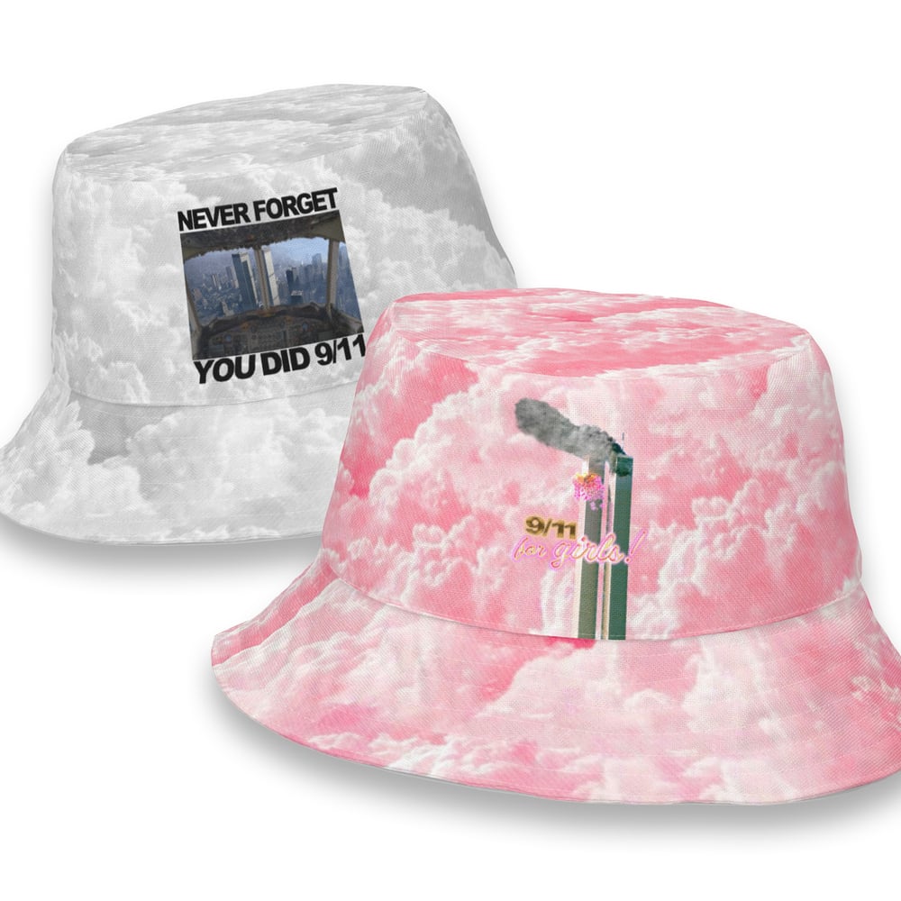 Image of 9/11 For Girls + 9/11 Truth Reversible Bucket Hat