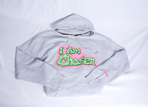 Fresh Light Grey “I Am Chosen” Hoodie