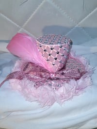 Image 2 of Pink blinged out top hat 🎩 