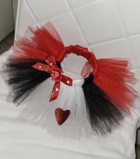 Image 1 of Red & Black Tutu 🖤🩶❤