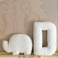 Image 4 of BOUCLE FABRIC LETTERS AND SHAPES