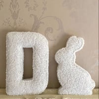 Image 2 of BOUCLE FABRIC LETTERS AND SHAPES