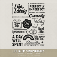 Life Lately Stamp Brushes (Digital)